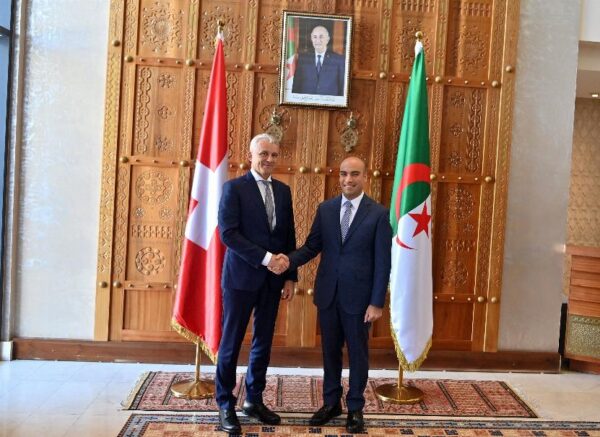 M. Chaib reçoit le ministre suisse de la justice et de la police