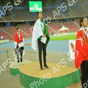 Oran : (Championnat arabe d'athlétisme) Rezik Darina Hadil remporte l'or au saut en longueur