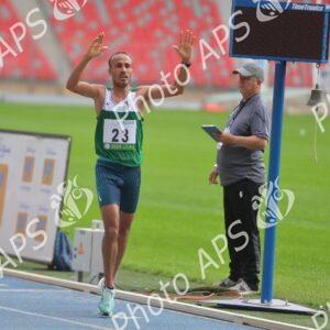 Oran : (Championnat arabe d'athlétisme) El Hadi Laâmeuch remporte l'argent au semi-marathon