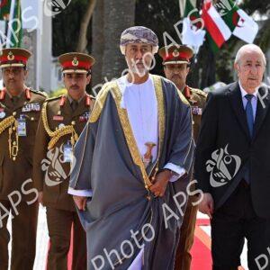 Le président de la République réserve un accueil officiel au Sultan d'Oman au siège de la présidence