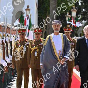 Le président de la République réserve un accueil officiel au Sultan d'Oman au siège de la présidence
