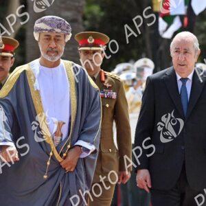 Le président de la République réserve un accueil officiel au Sultan d'Oman au siège de la présidence