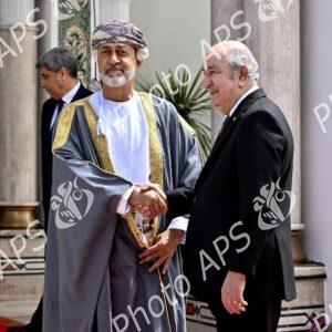Le président de la République réserve un accueil officiel au Sultan d'Oman au siège de la présidence