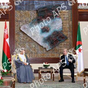 Le président de la République réserve un accueil officiel au Sultan d'Oman au siège de la présidence
