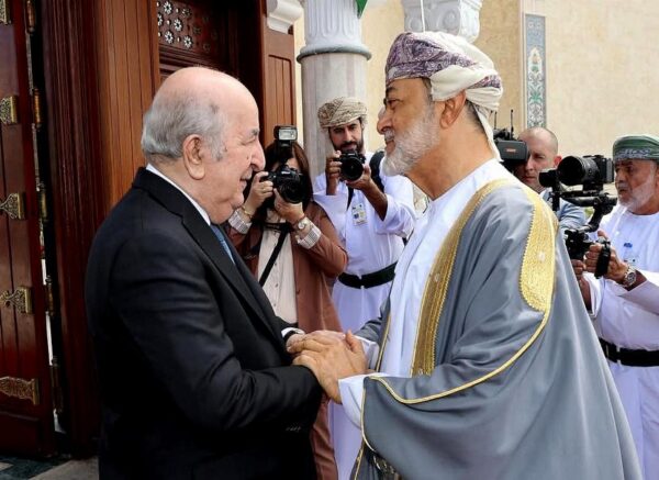 Le président de la République réserve un accueil officiel au Sultan d'Oman au siège de la présidence