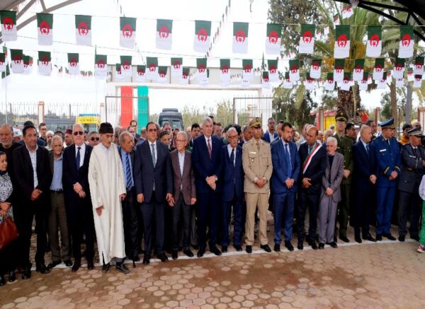 Oran : cérémonie commémorant le 80e anniversaire des massacres du 8 mai 1945.