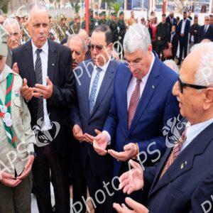 Oran : cérémonie commémorant le 80e anniversaire des massacres du 8 mai 1945.