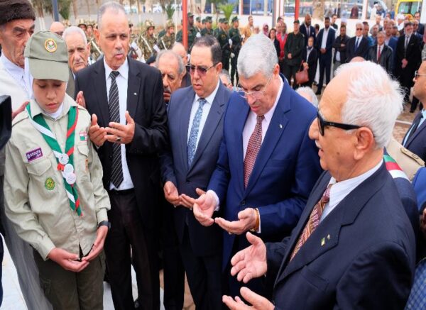 Oran : cérémonie commémorant le 80e anniversaire des massacres du 8 mai 1945.