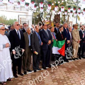 Oran : cérémonie commémorant le 80e anniversaire des massacres du 8 mai 1945.
