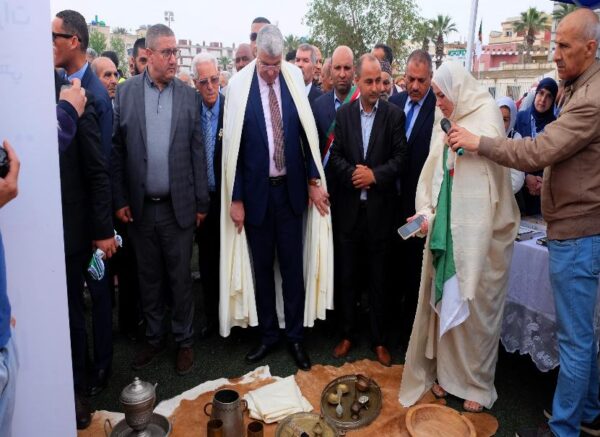 Oran : cérémonie commémorant le 80e anniversaire des massacres du 8 mai 1945.