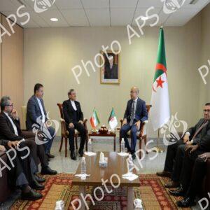 M.Chaib reçoit le président du Groupe parlementaire d'amitié Iran-Algérie au Conseil de la choura islamique iranien