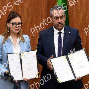 Signature d'une convention cadre portant sur les mécanismes de travail conjoint dans la lutte contre la corruption
