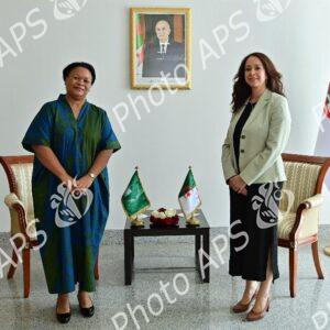 Mme Mansouri reçoit la directrice exécutive du secrétariat continental du MAEP