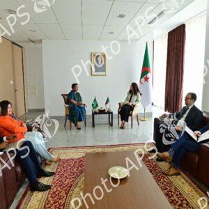 Mme Mansouri reçoit la directrice exécutive du secrétariat continental du MAEP